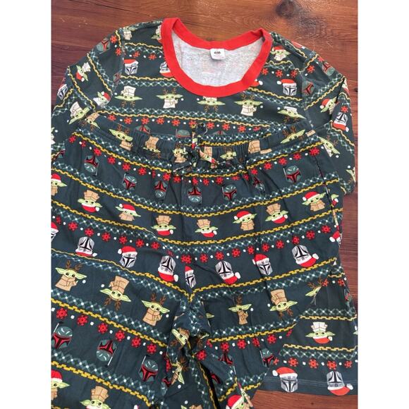 Hanna Andersson x Star Wars The Mandalorian Women's Pajama Set Size XXL - Picture 11 of 12